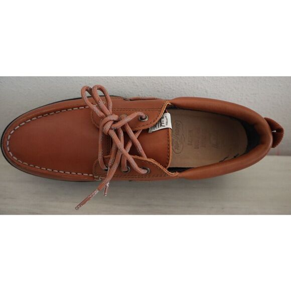 Sperry Top Sider STS24932 Men's Sz 9 Tan Unlined Lug 3-Eye Boat Shoes - Picture 7 of 16